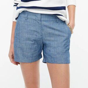 J.Crew Classic Chambray Shorts – Size 10